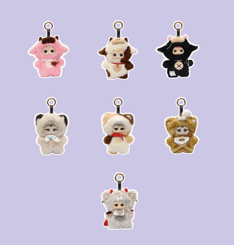 Blind box – figurka kolekcjonerska: Miiloo MeowMoo pluszowy odkrywca