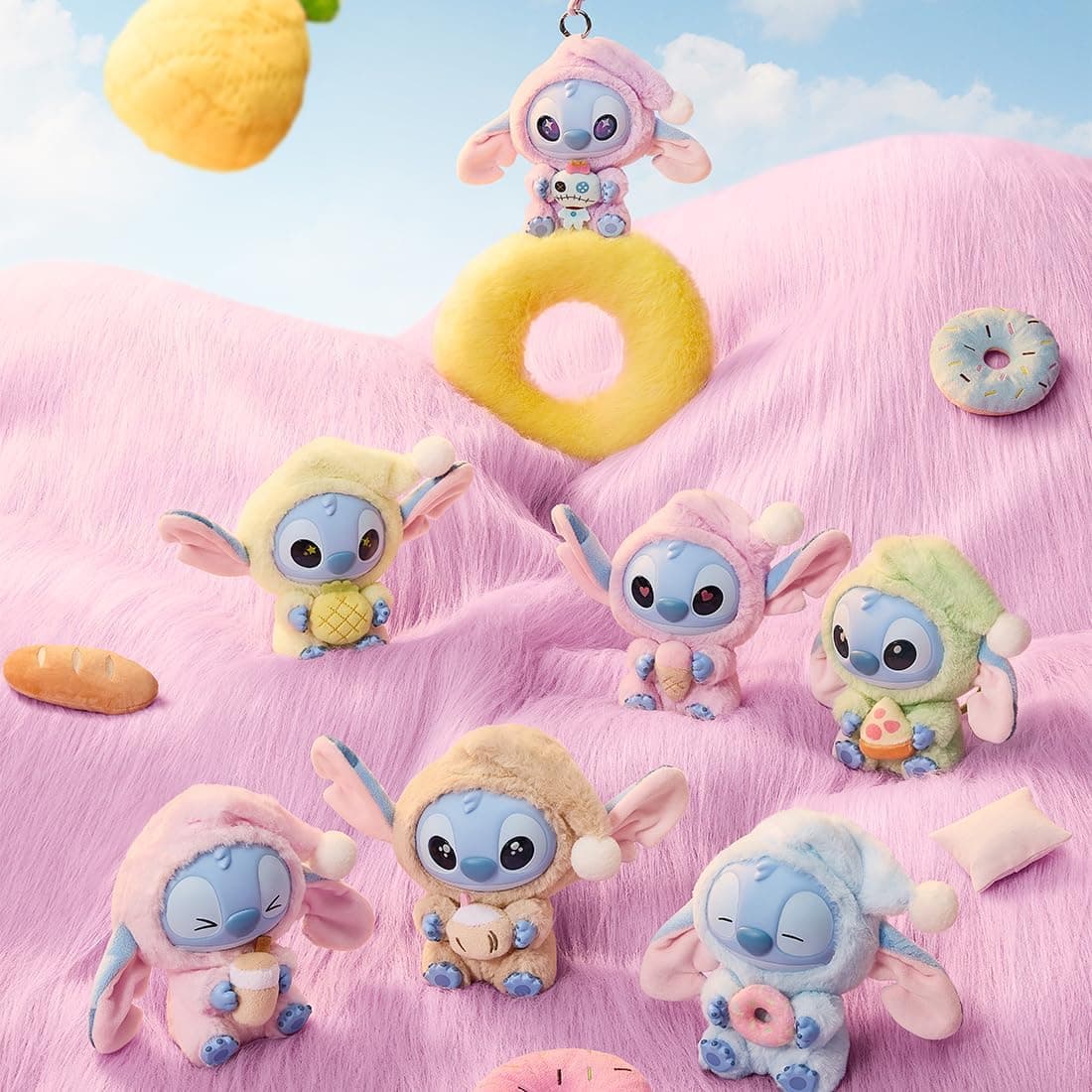 Blind box – figurka kolekcjonerska: MINISO Lilo & Stitch – Eat Something Sleep