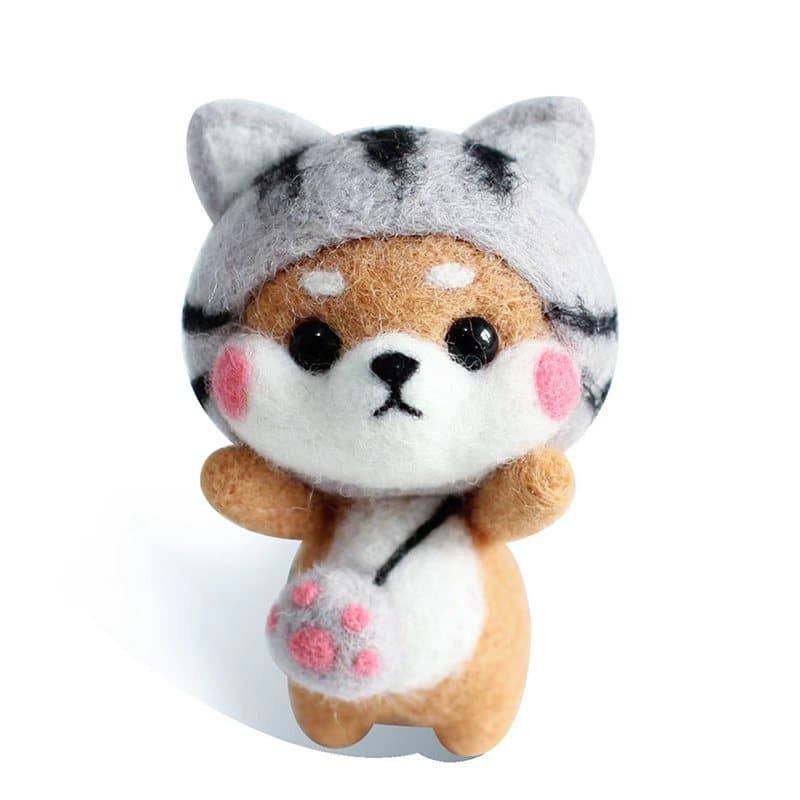 Zestaw do Szydełkowania Maskotka: Koci Shiba Inu (Kawaii DIY)