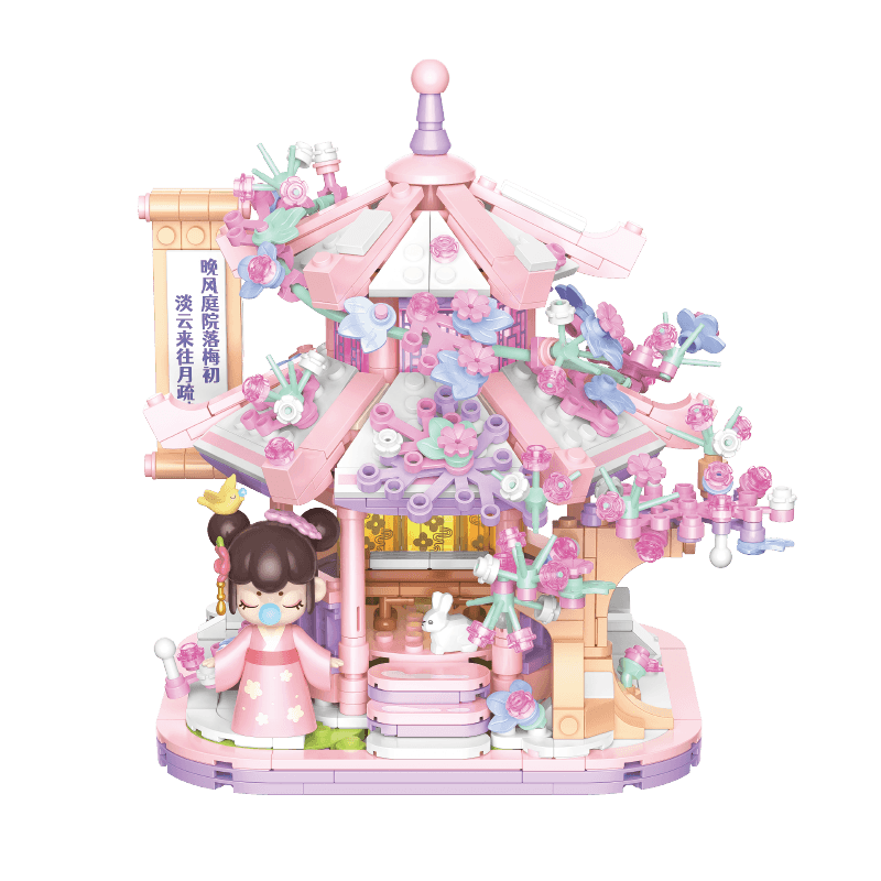 Klocki konstrukcyjne – zestaw kreatywny: Pawilon Podziwiania Kwitnących Wiśni